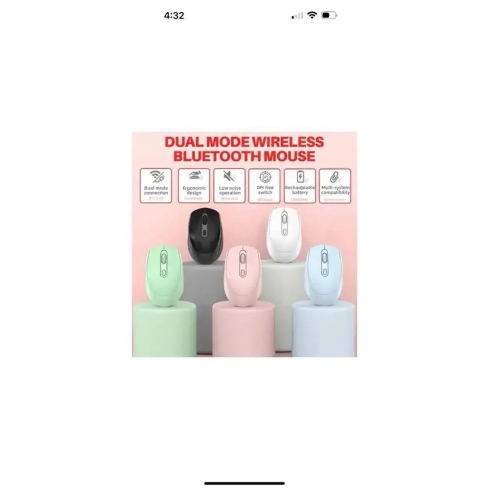 Quagswag Wireless Charging Mouse Black